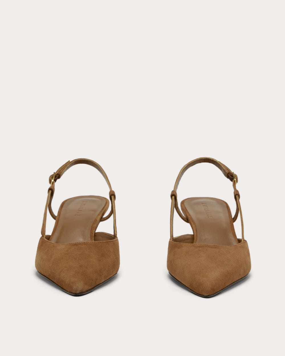 The Studio Slingback Heel | Saddle Brown Suede - Image 5