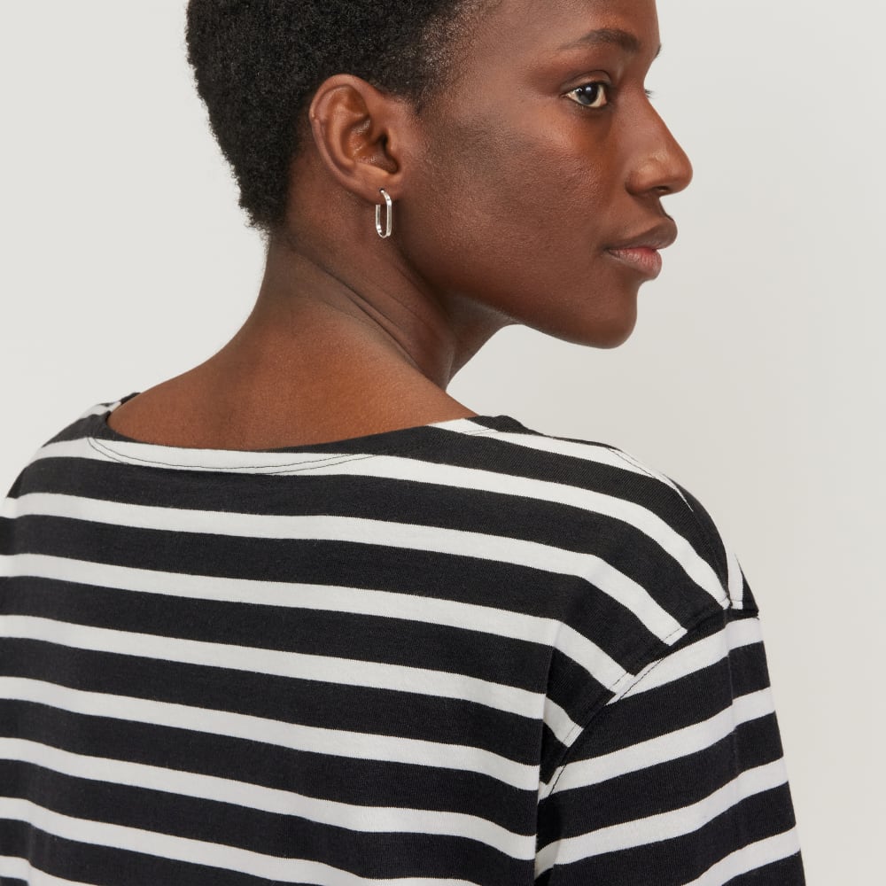 The Mariner Dress | Black / Canvas Tan - Image 5