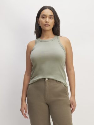 The Tank in Essential Cotton | Sage Green