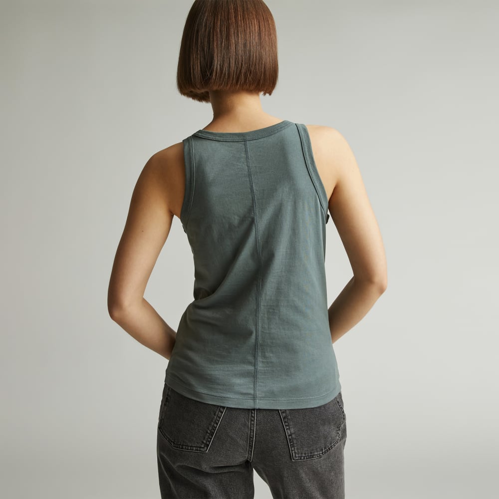 The Tank in Essential Cotton | Green Balsam - Image 3