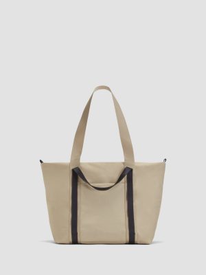 The Recycled Nylon Tote | Khaki