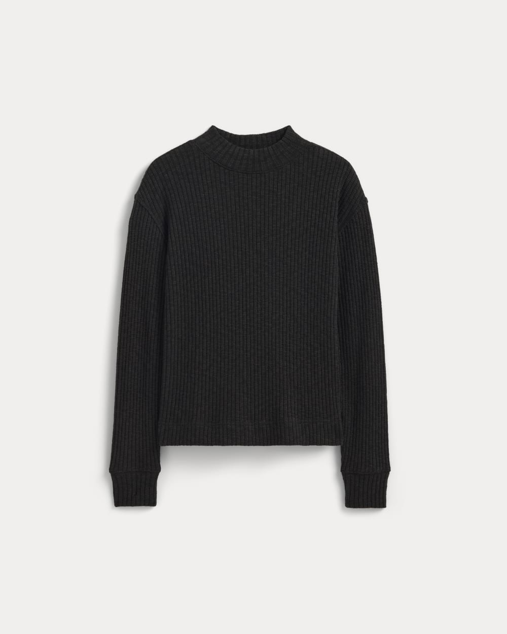 The Cozy Rib Funnel-Neck | Black - Image 2