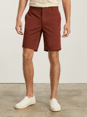 The 9 Slim-Fit Performance Chino Short | Hickory