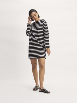 The Mariner Dress | Black / Bone