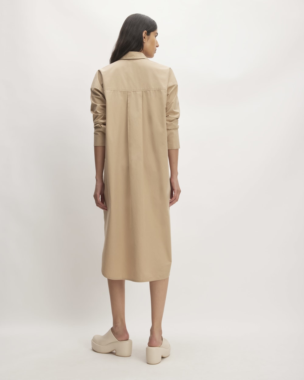 The Midi Cotton Shirt Dress | Cornstalk - Image 6