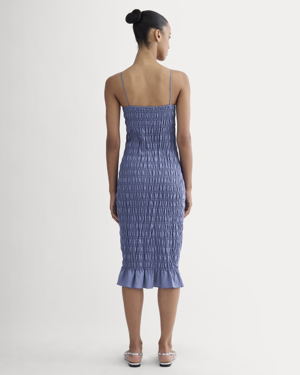 The Smocked Column Dress | Blue Dusk - Image 4