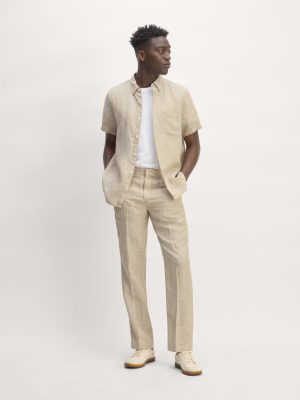 The Linen Trouser | Cornstalk Chambray