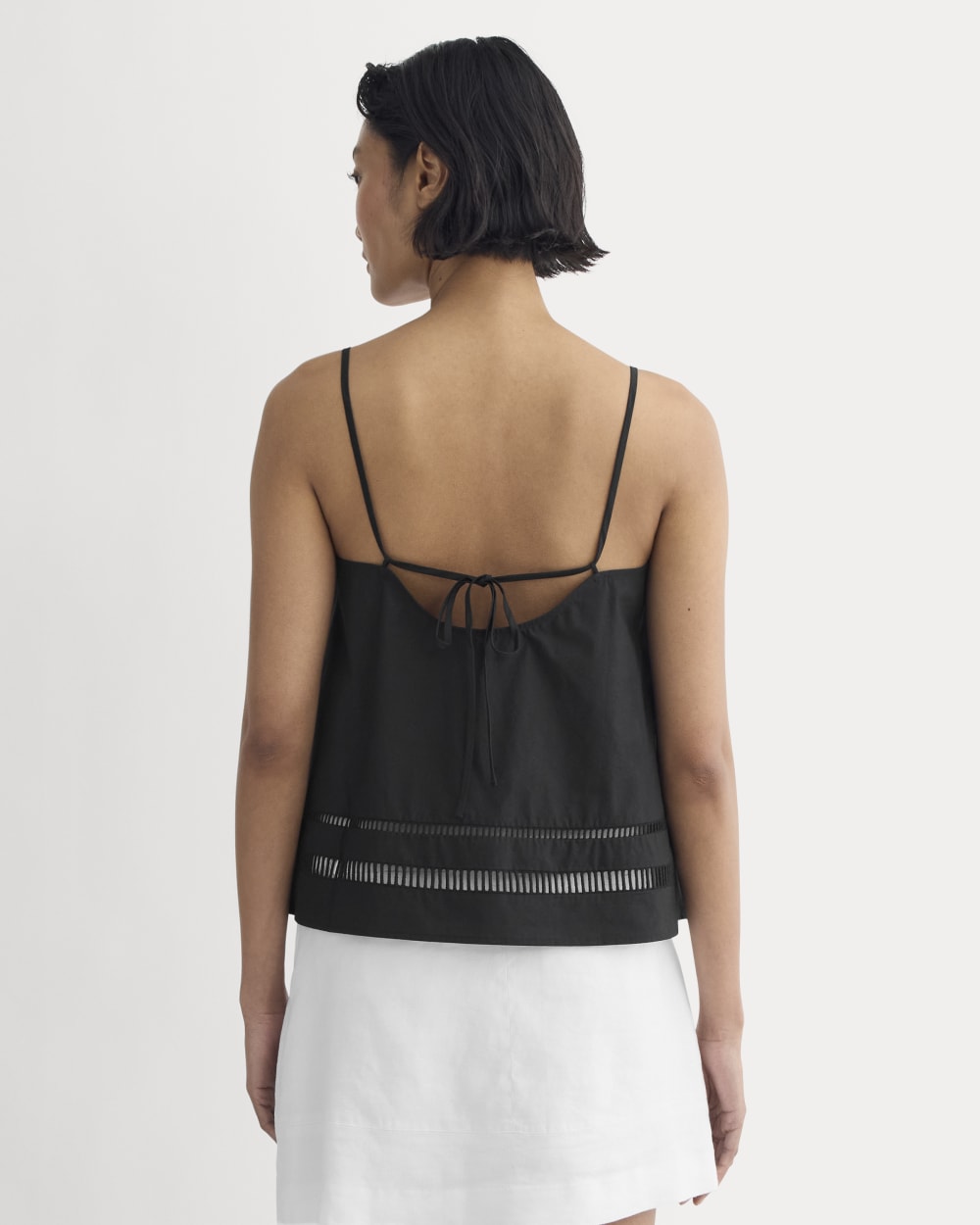 The Lace Trim Tank | Black - Image 5