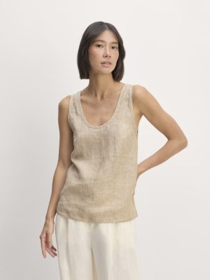The Scoop Tank in Linen | Cornstalk Chambray