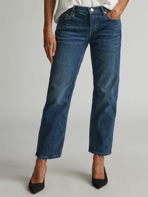 The Low-Rise Shortie Jean | Dark Ink