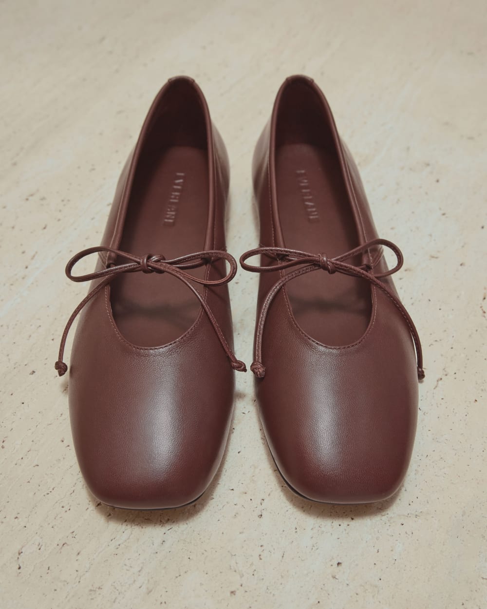 Leather Keyhole Flat | Burnt Umber - Image 8