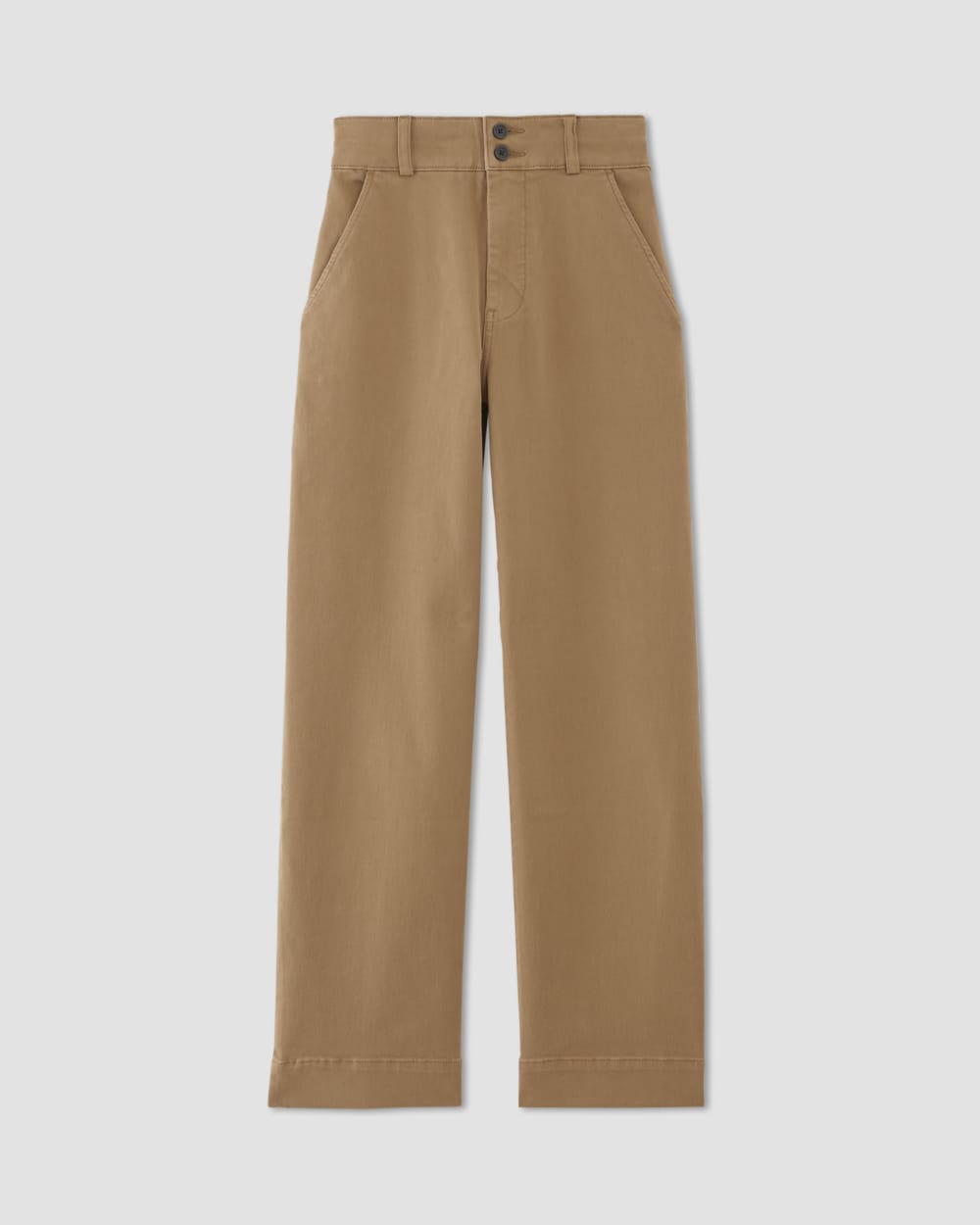 The Organic Wide-Leg Pant | Toasted Coconut - Image 2