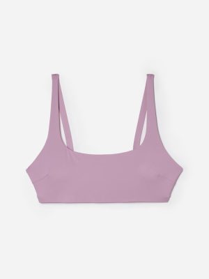 The Square-Neck Bikini Top | Lilac