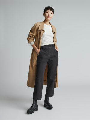 The Organic Straight-Leg Pant | Black