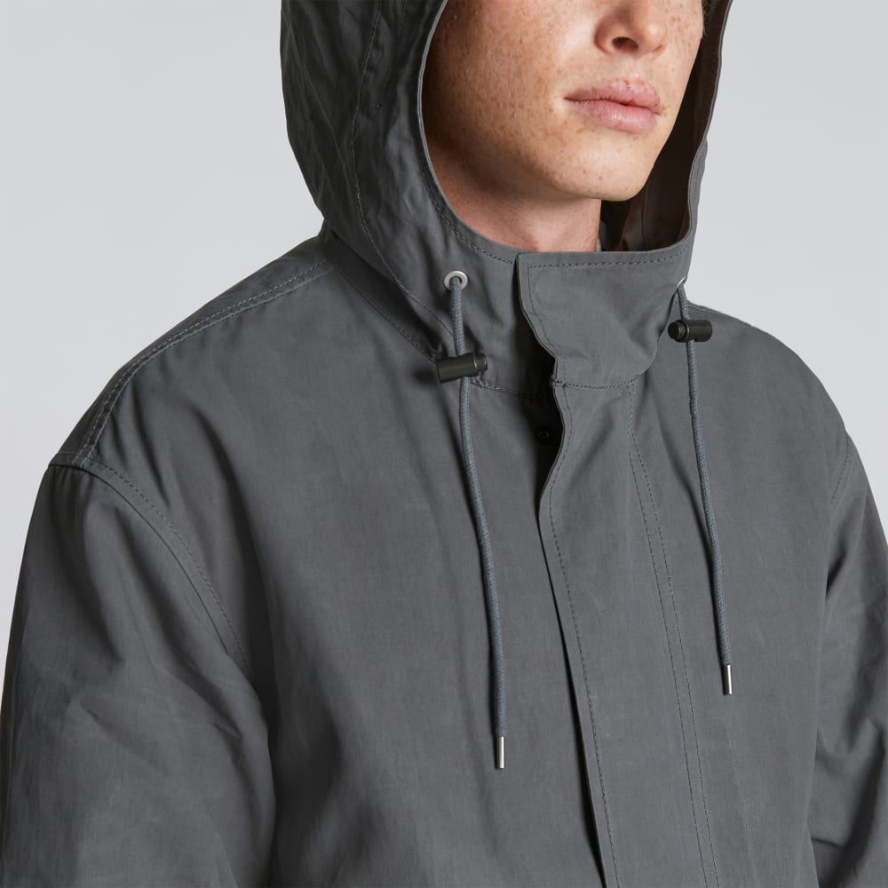 The Waxed Cotton Parka | Slate - Image 11