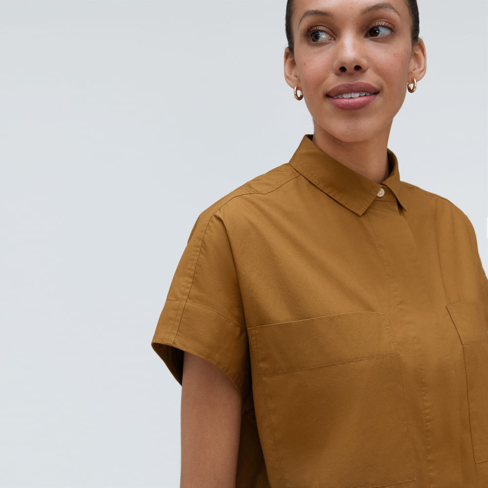 The Short-Sleeve Box Shirt | Tawny Brown - Image 4