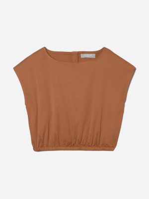 The Bubble Top | Tawny Brown