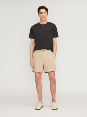 The Pull-On Performance Chino 5 Short | Trench Coat Khaki