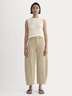 The Way-High® Curve Jean | Garment-Dyed Tan | 27 Inseam