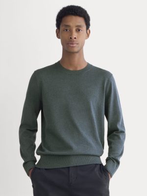 The No-Sweat Sweater | Uniform | Heather Midnight Navy