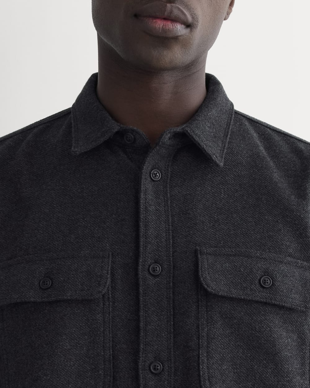 The Heavyweight Overshirt | Uniform | Charcoal Heather - Image 4