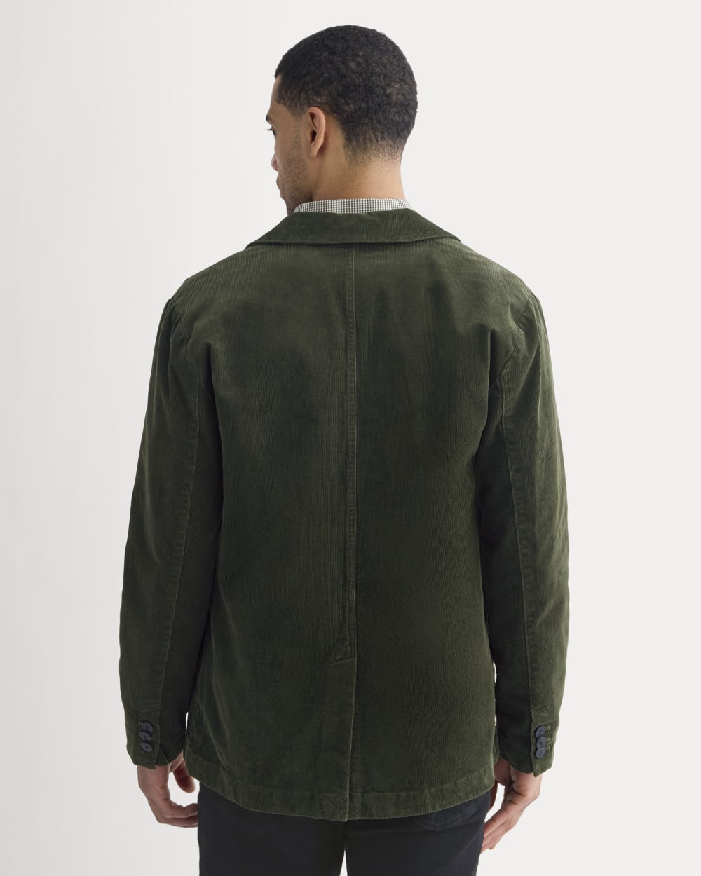Fine Wale Corduroy Chore Blazer | Dark Forest - Image 5