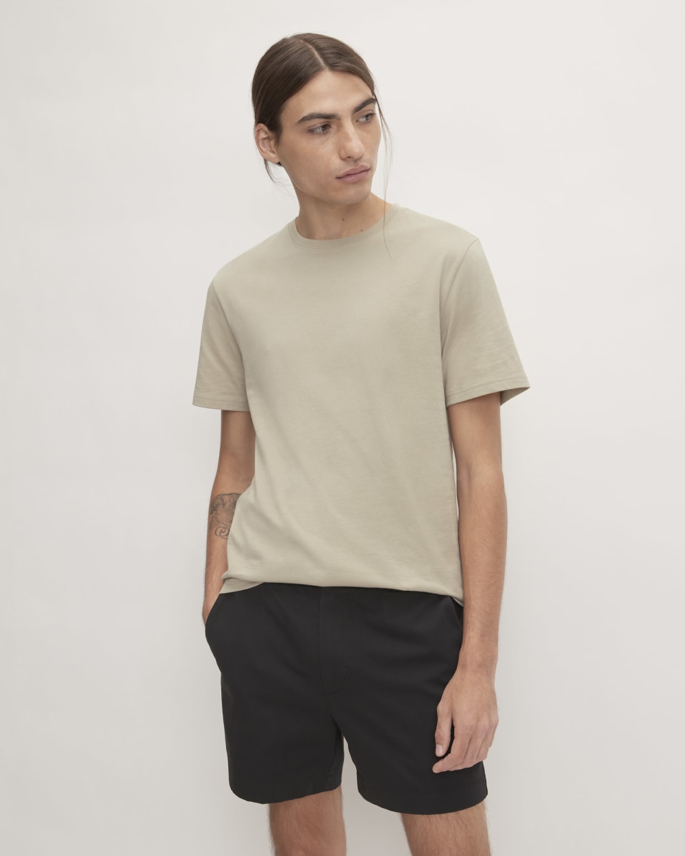 The Essential Organic Crew | Trench Coat Khaki