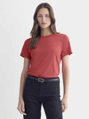 The Slim Air Tee | Vintage Red