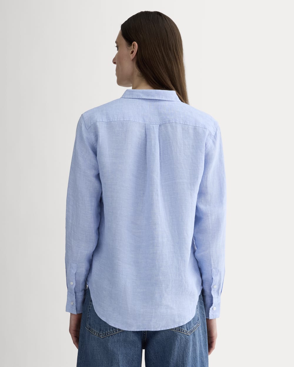 The Must-Have Shirt in Linen | Light Blue - Image 5