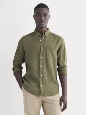 The Classic Shirt in Linen | Kalamata