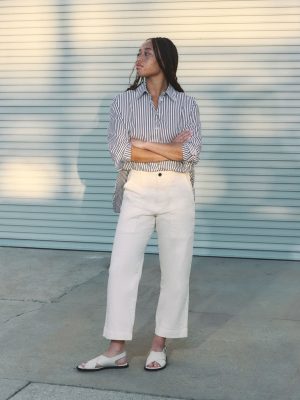 The Organic Utility Pant | Bone