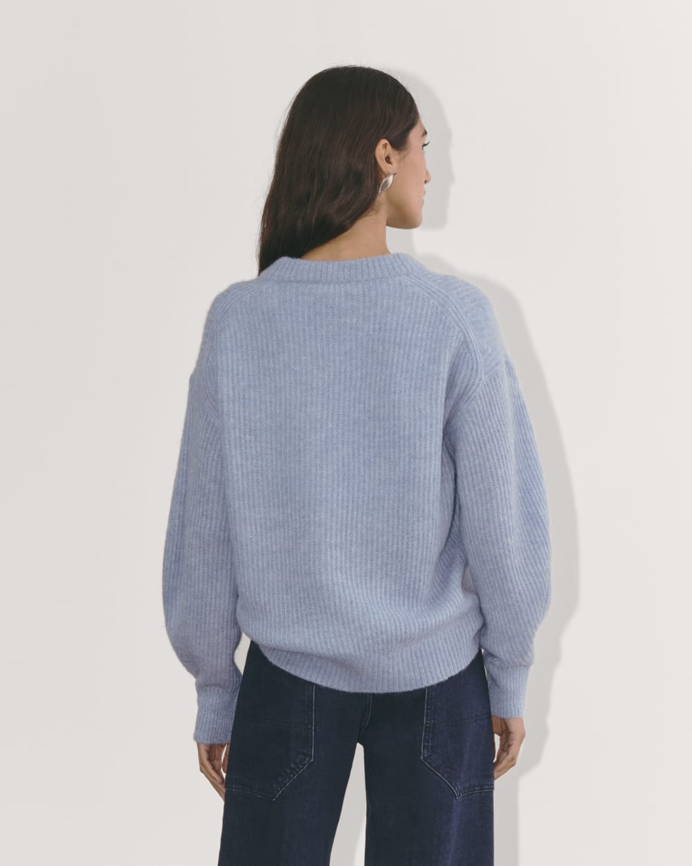 The Cocoon Crew in Alpaca | Heather Blue Slate - Image 5
