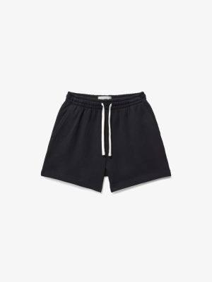 The Track Long Sweatshort | Black
