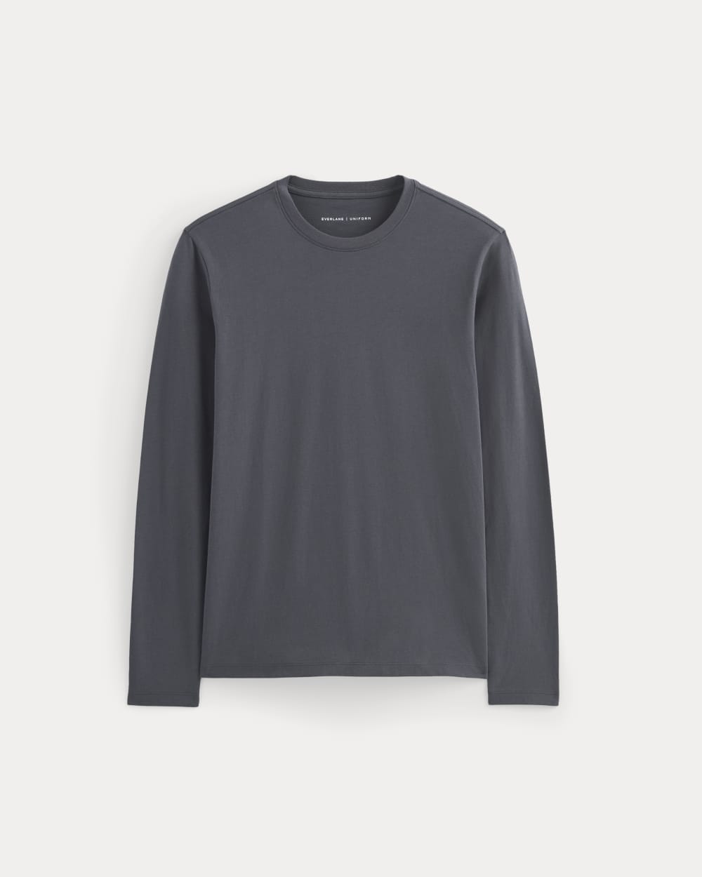 The Essential Organic Long-Sleeve Tee | Graphite - Image 2