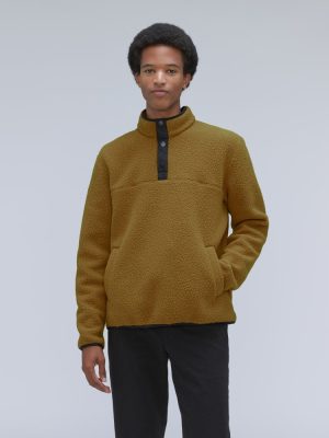 The ReNew Fleece Pullover | Tapenade