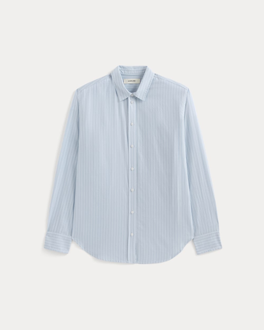 The Must-Have Shirt in Silky Cotton | Forever Blue / Optic White - Image 2