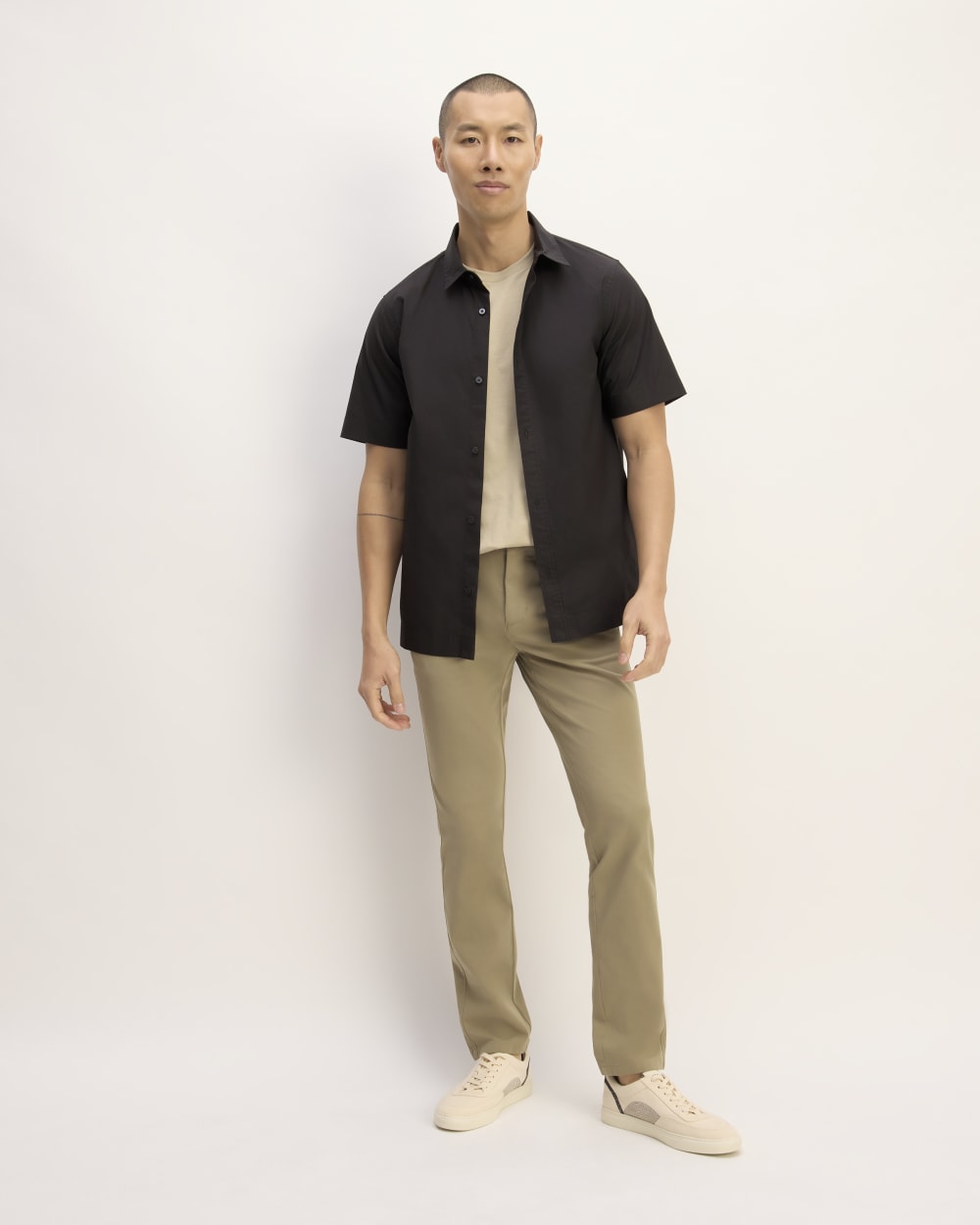 The Supima? Short-Sleeve Poplin Shirt | Black - Image 3