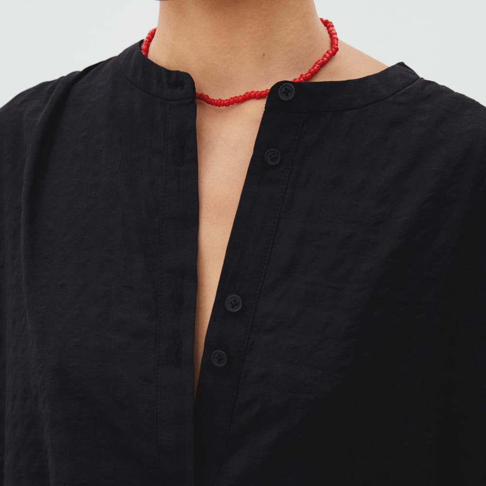 The Caftan Dress | Black Check - Image 6