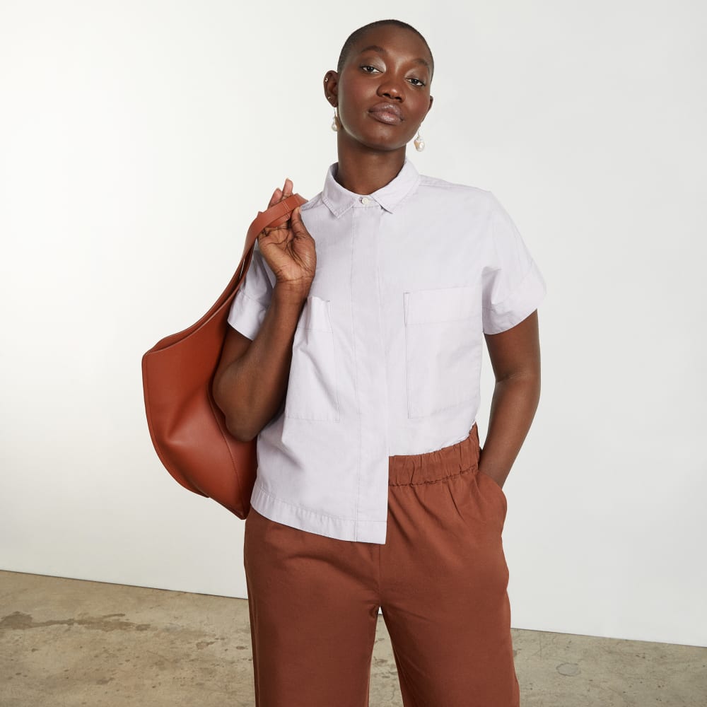 The Short-Sleeve Box Shirt | Dusty Lavender - Image 8