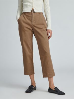 The Organic Straight-Leg Pant | Toasted Coconut