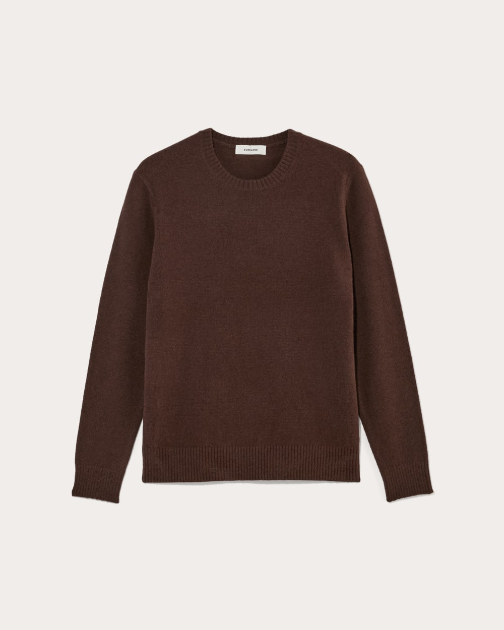 The Premium Merino Crew Neck Sweater | Heather Mahogany - Image 2