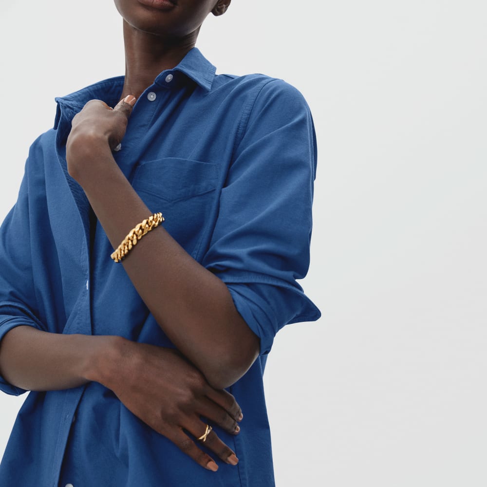 The Japanese Oxford Shirt | Deep Blue - Image 3