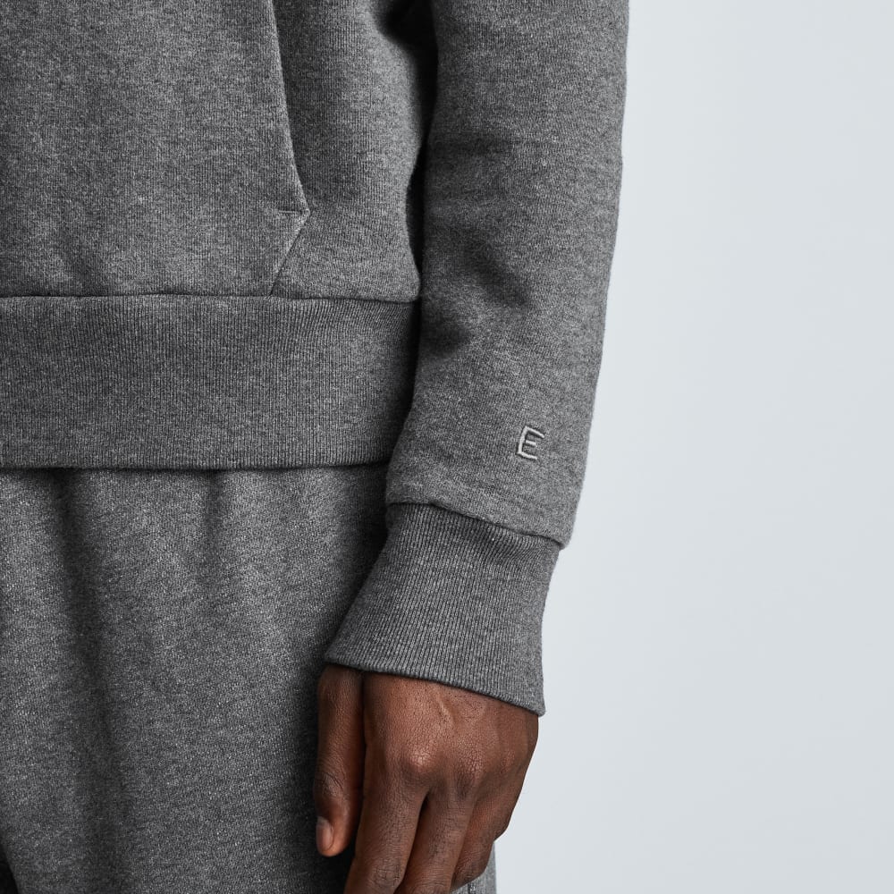 The Track Hoodie | Dark Heather Grey - Image 6