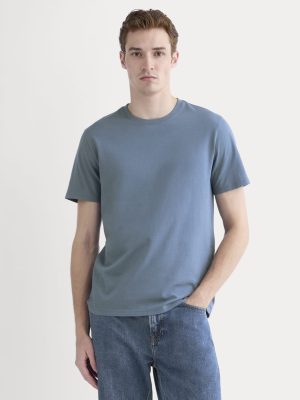 The Essential Organic Crew | Faded Navy