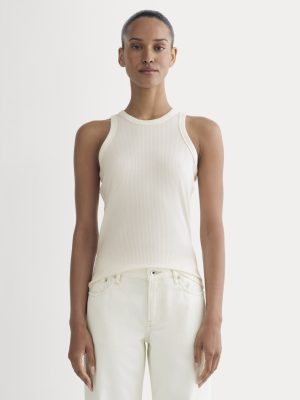 The Shimmy Cutaway Tank | Bone