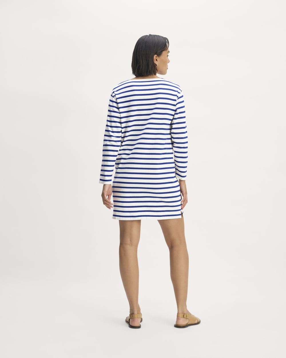 The Mariner Dress | Bone / Mazarine Blue - Image 6