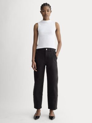 The Utility Barrel Pant | Black | Tall