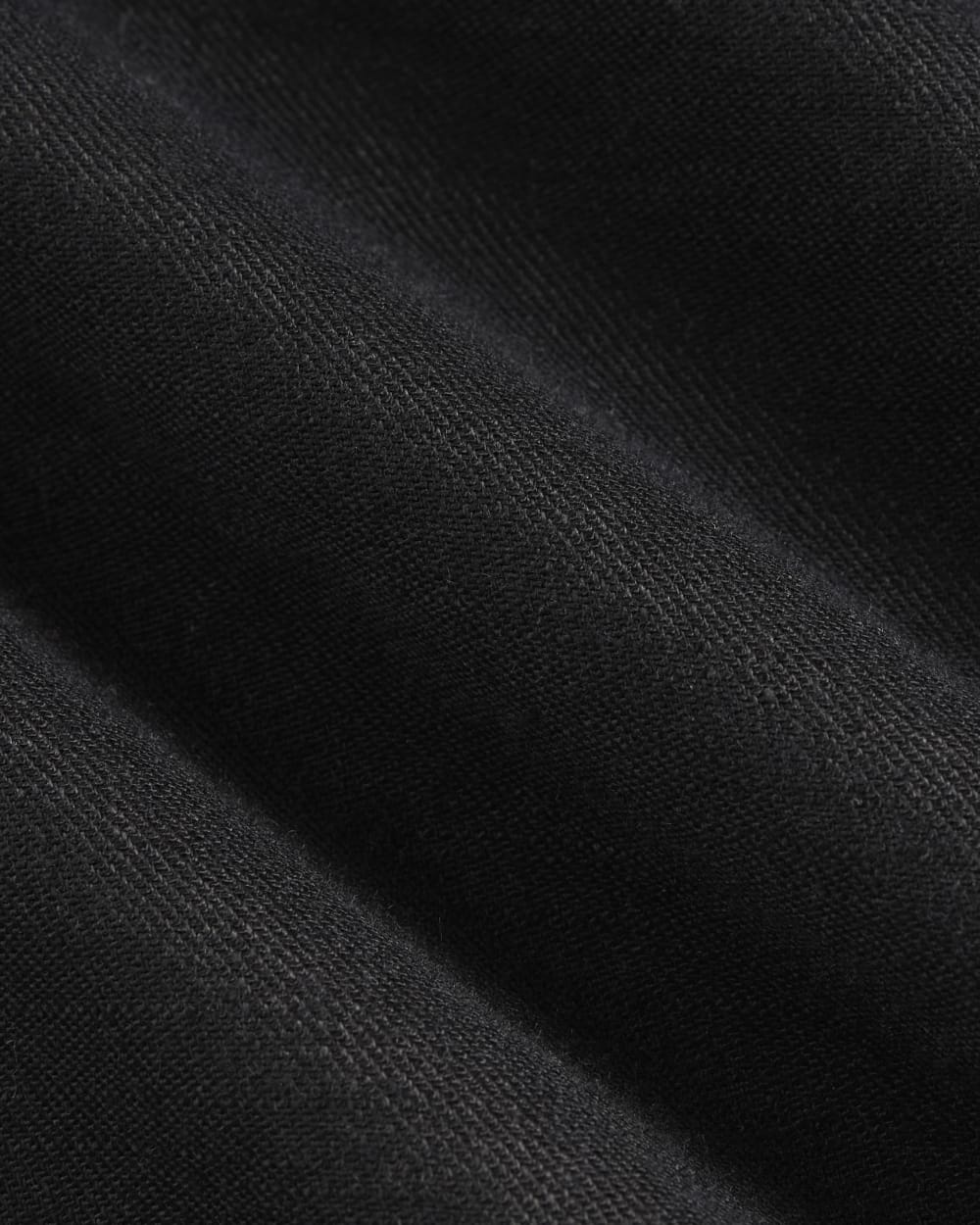The Square Tank in Stretch Linen | Black - Image 6
