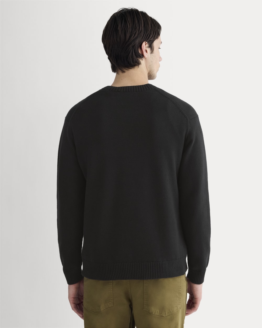 The Classic Sweater in Everyday Cotton | Black - Image 5