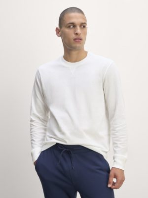 The Premium-Weight Relaxed Crew | White